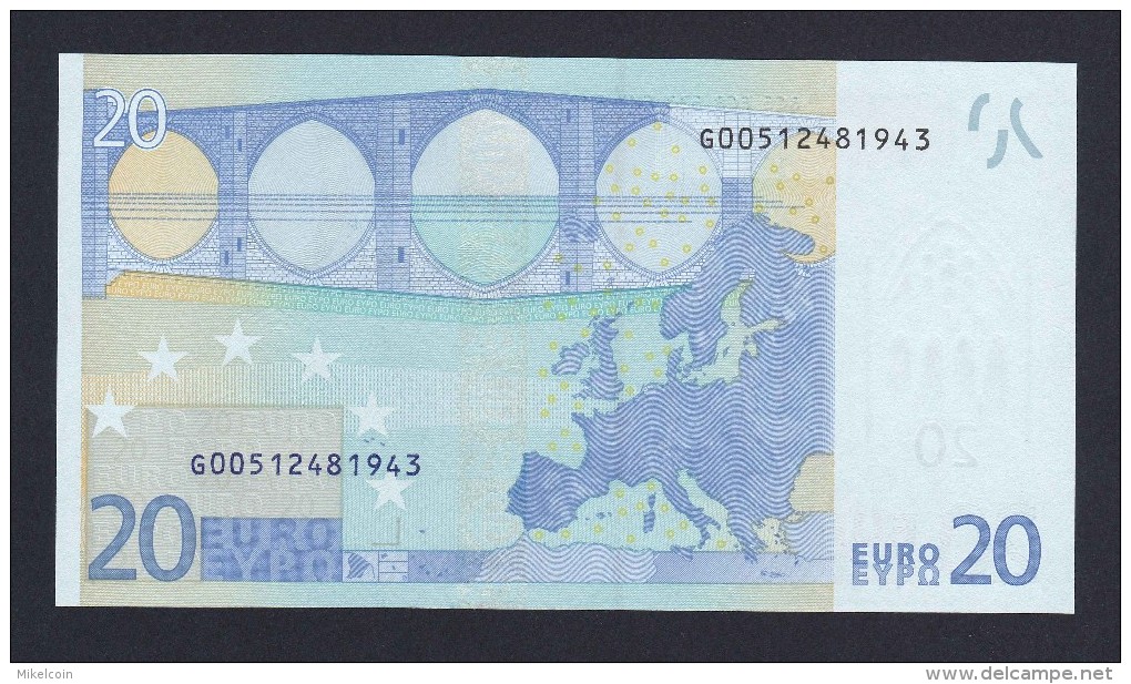 (BE014)  - 20 € - CYPRUS/CHYPRE - G - JC TRICHET - SC/UNC  (G009G3) - 20 Euro