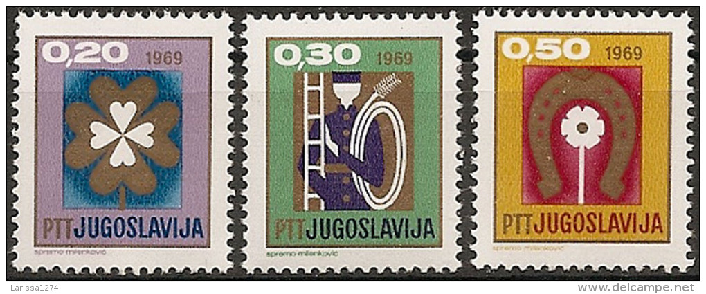 YUGOSLAVIA 1968 New Year Set MNH - Unused Stamps