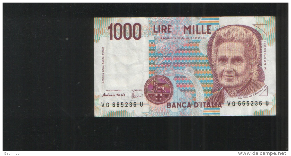 ITALY 1000 LIRE 1990 - 1000 Lire