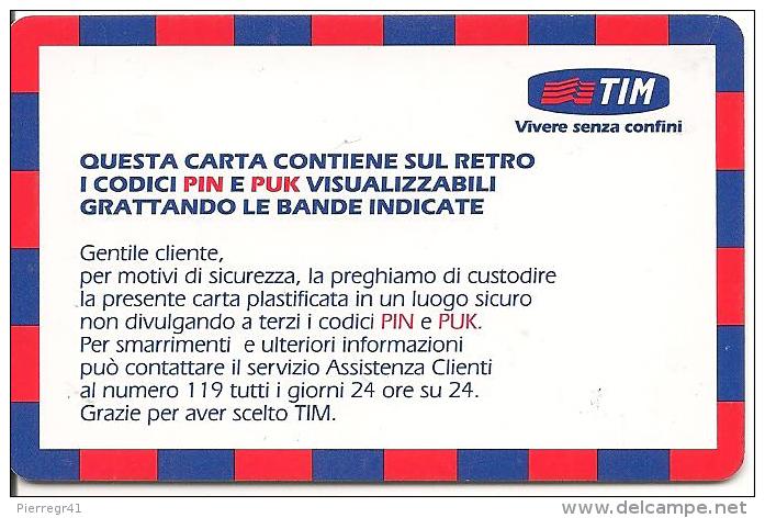 CARTE-GSM-ITALIE-TIM-CARTE SIM-TBE - Mobicartes (GSM/SIM)