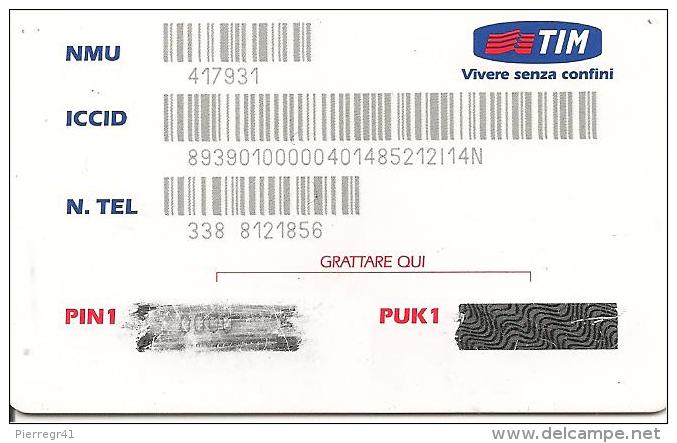 CARTE-GSM-ITALIE-TIM-CARTE SIM-TBE - Mobicartes (GSM/SIM)