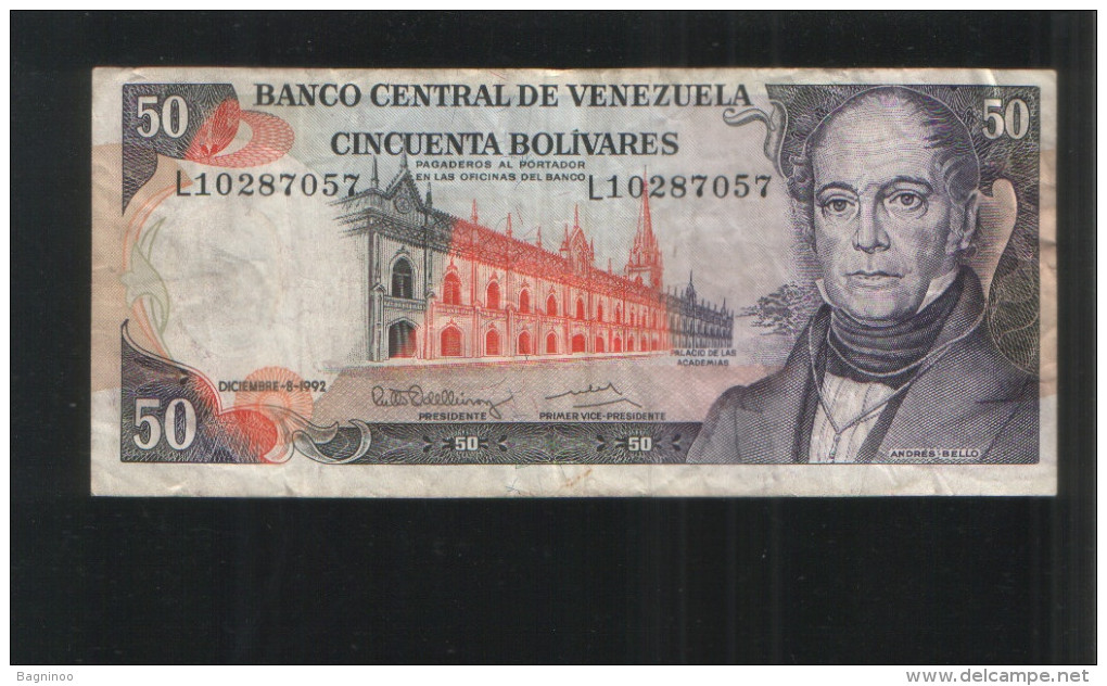 VENEZUELA 50 Bolivares 1992 - Venezuela