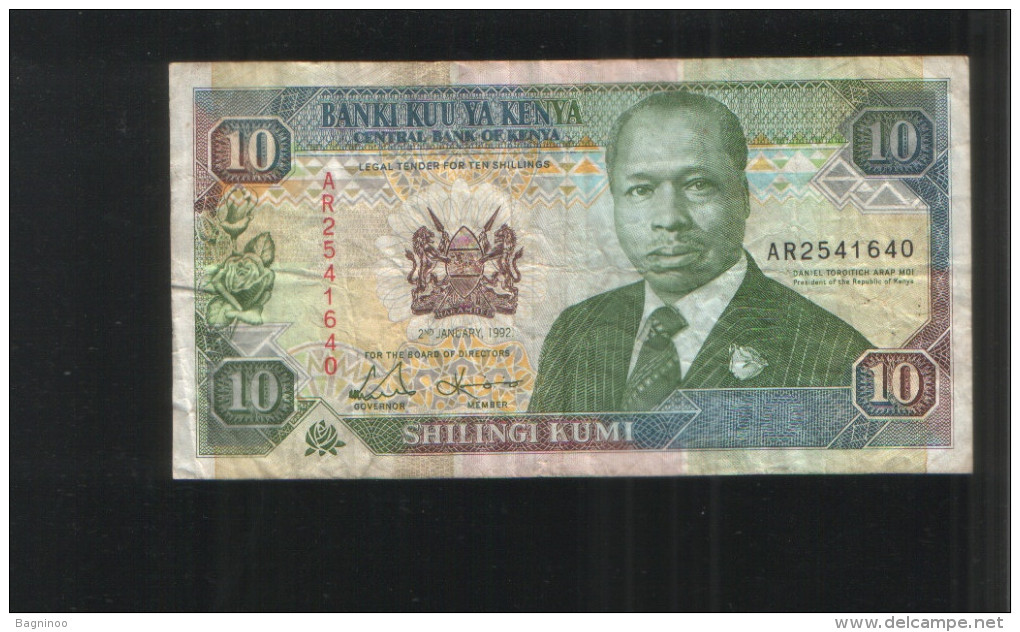 KENYA 10 Shillings 1992 - Kenya