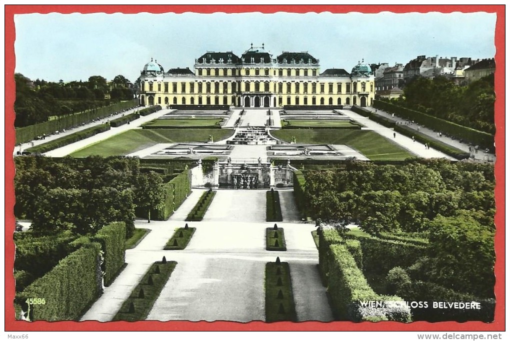 CARTOLINA NV AUSTRIA - WIEN - VIENNA - Schloss - Belvedere - 9 X 14 - Château De Schönbrunn