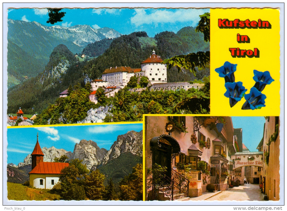 AK Tirol 6330-6333 Kufstein Antoniuskapelle Kaisertal Festung Feste Österreich Austria Autriche Ansichtskarte Postcard - Kufstein