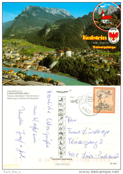 AK Tirol 6330-6333 Kufstein Kaisergebirge Festung Feste Bahnhof Station Austria Autriche Österreich Ansichtskarte - Kufstein