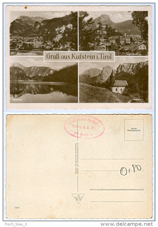 AK Tirol 6330-6333 Kufstein Kaisergebirge Pendling Hechtsee Kaisertal Österreich Autriche Austria The Tyrol Postcard - Kufstein