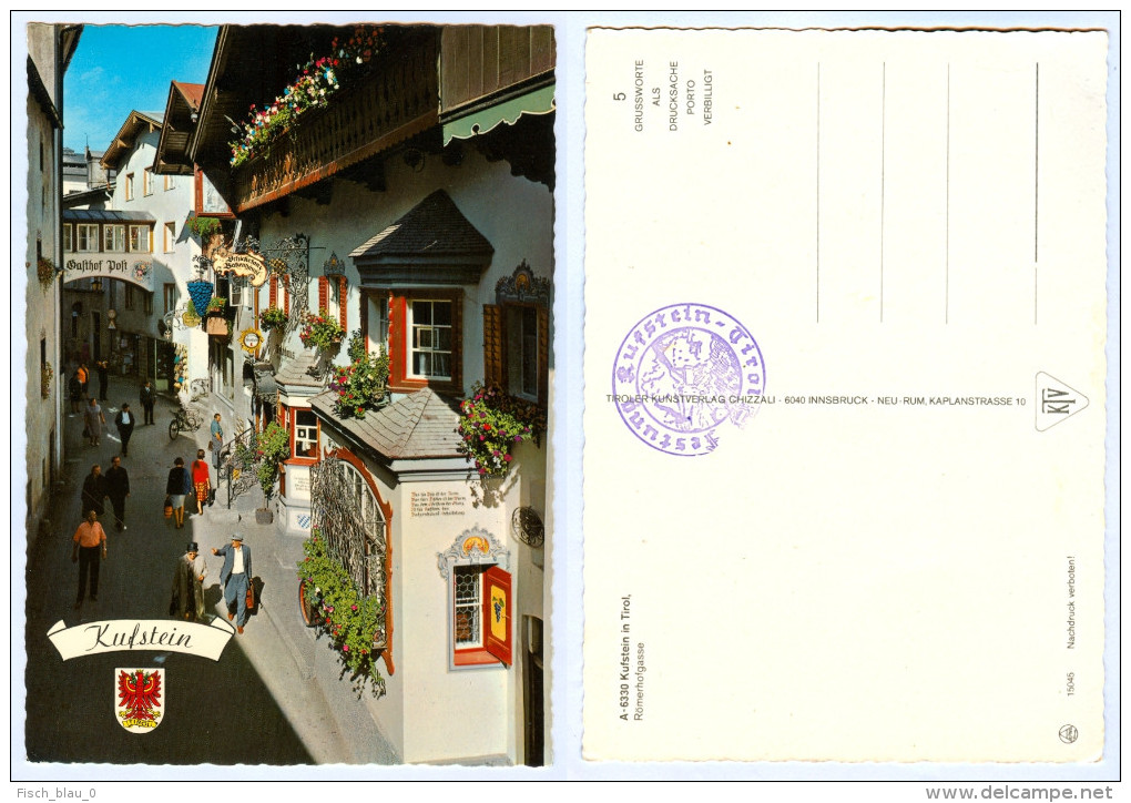 AK Tirol 6330-6333 Kufstein Römerhofgasse Österreich Austria Autriche The Tyrol Ansichtskarte Picture Postcard KTV - Kufstein