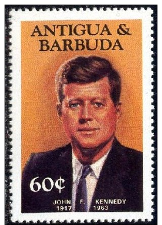 President John F. Kennedy, Antigua Stamp SC#819 MNH - Antigua And Barbuda (1981-...)