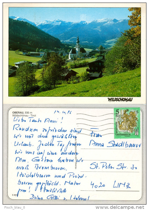 AK Tirol Wildschönau 6311 Oberau Österreich Kirche Ansichtskarte Austria The Tyrol Hochtal Autriche Postcard - Wildschönau