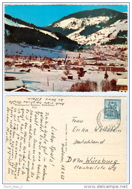 AK Tirol Wildschönau 6314 Niederau Winter Schnee Snow Österreich Austria Tyrol Ansichtskarte Picture Postcard AUT - Wildschönau