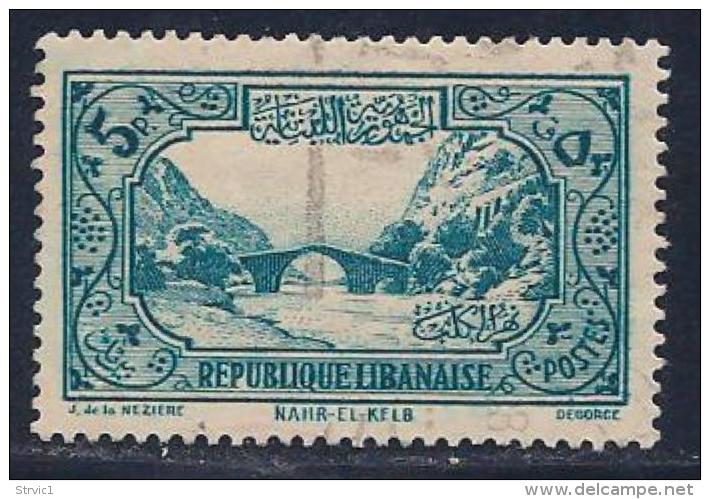 Lebanon, Scott # 155 Used Nahr El Kelb, 1940 - Lebanon