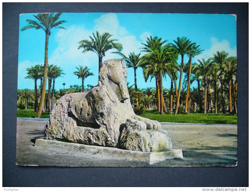 Egypt: The Alabaster Sphinx XVIIIth. Dynasty - Used - Sphinx