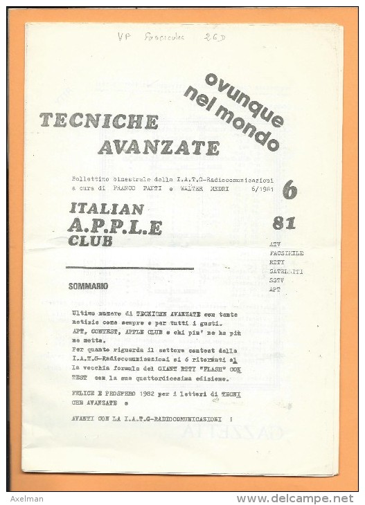 RADIO-AMATEUR: Revue Italienne De Juin 1981  ( T1 MP ) - Autres & Non Classés