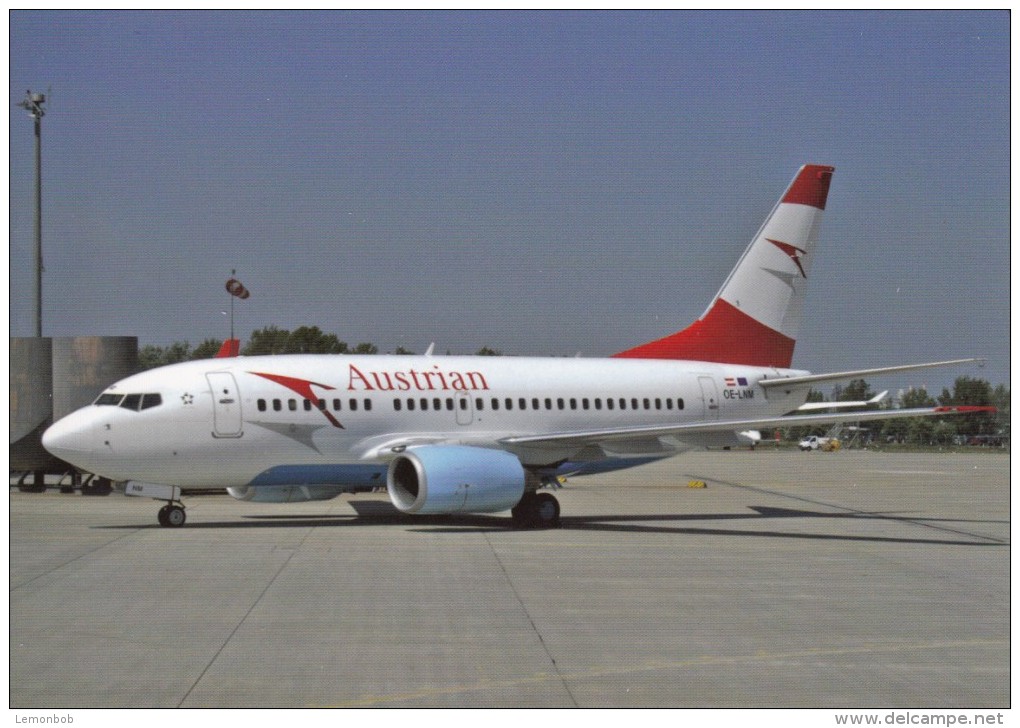 AUSTRIAN AIRLINES, Boeing 737-6Z9, At Vienna, Unused Postcard [15354] - 1946-....: Moderne