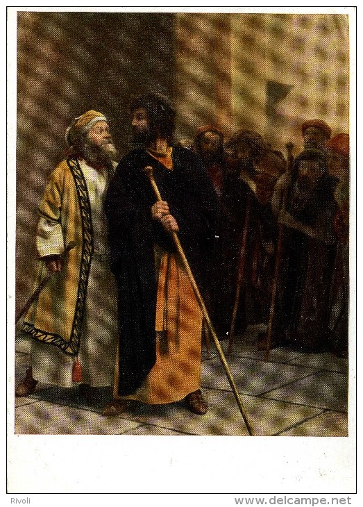 CARTE POSTAL-  JESUS - - Jubilaums-Passionsspiele 1934 Oberammergau - DIE VERSUCHUNG DES JUDAS N° 11/9 - Jezus