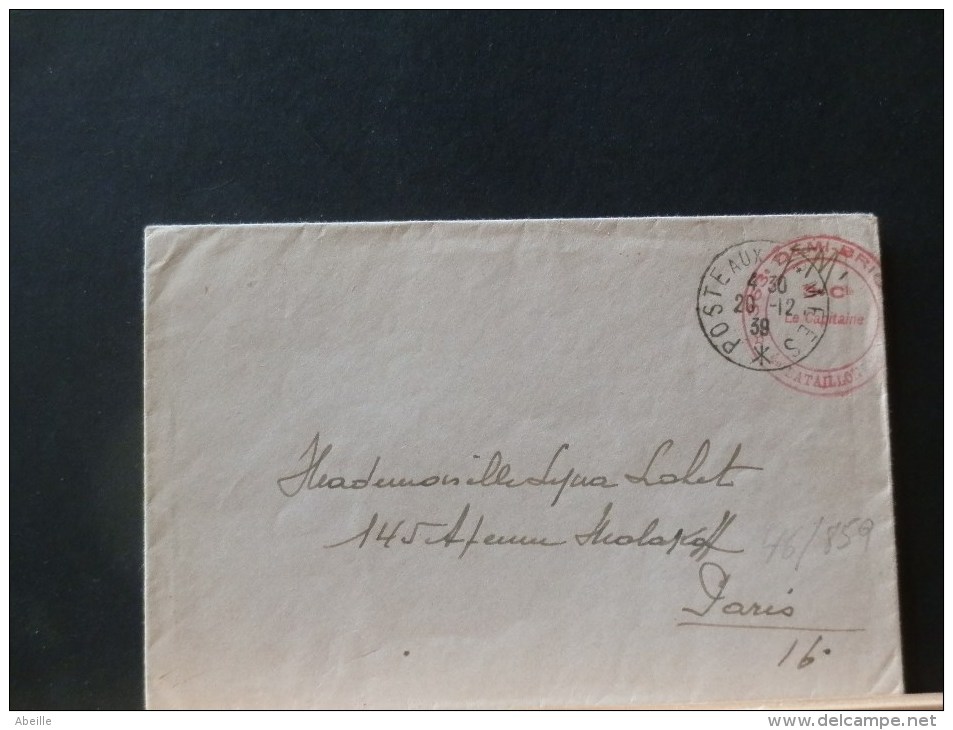 46/859   LETTRE  POSTES AUX ARMEES   1939 - 1921-1960: Modern Period