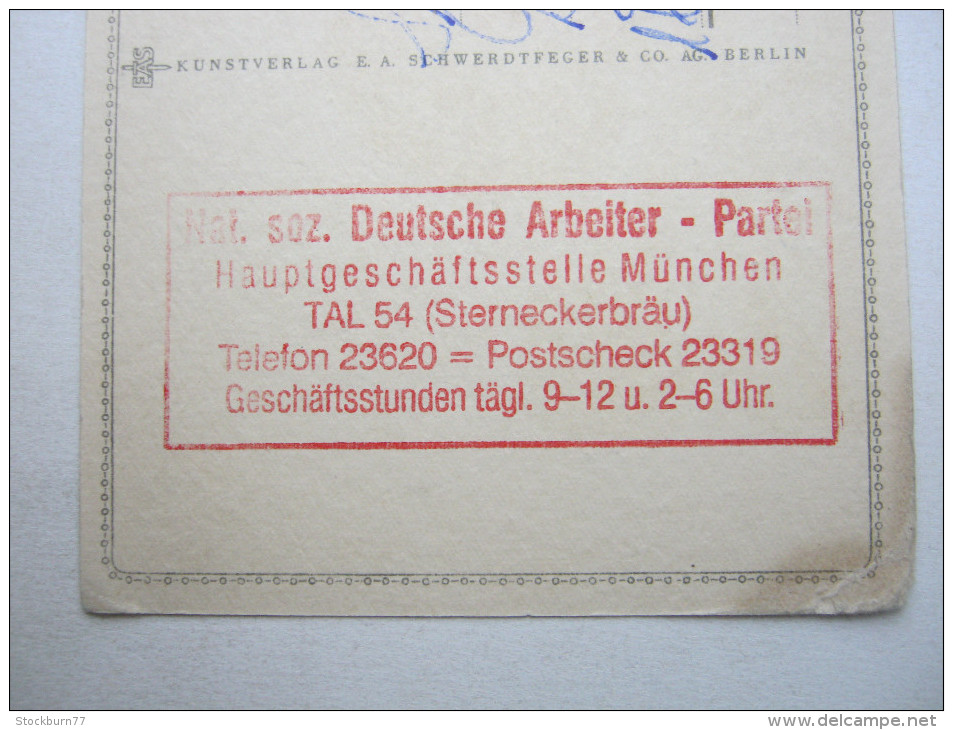 1939, Propagandastempel Auf Feldpostkarte - Briefe U. Dokumente