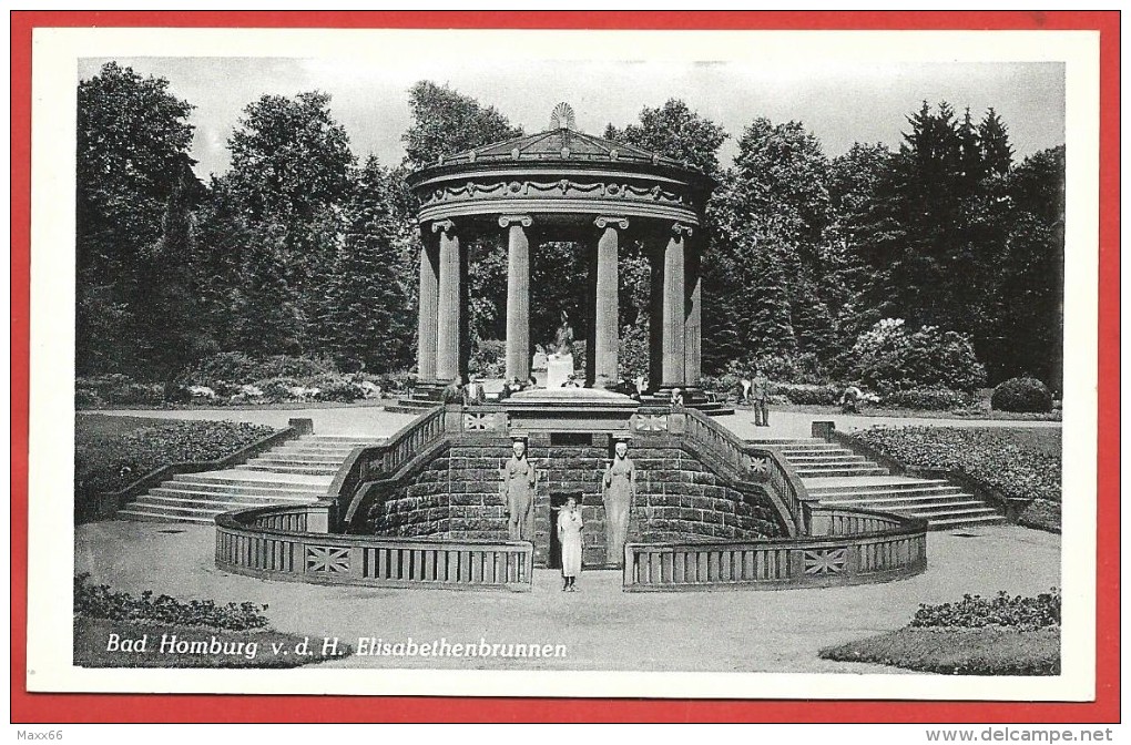 CARTOLINA NV GERMANIA - BAD HOMBURG - Elisabethenbrunnen - 9 X 14 - Bad Homburg