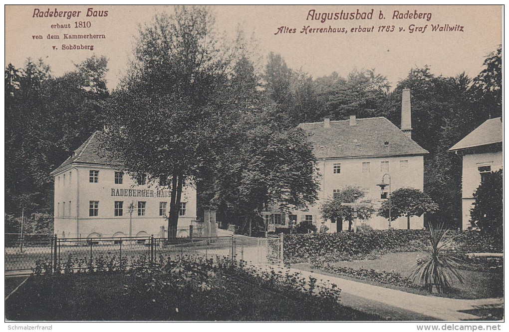 AK Dresdner Heide Augustusbad Radeberger Haus Bei Liegau Radeberg Langebrück Wacha Lotzdorf Ottendorf Grünberg Dresden - Radeberg