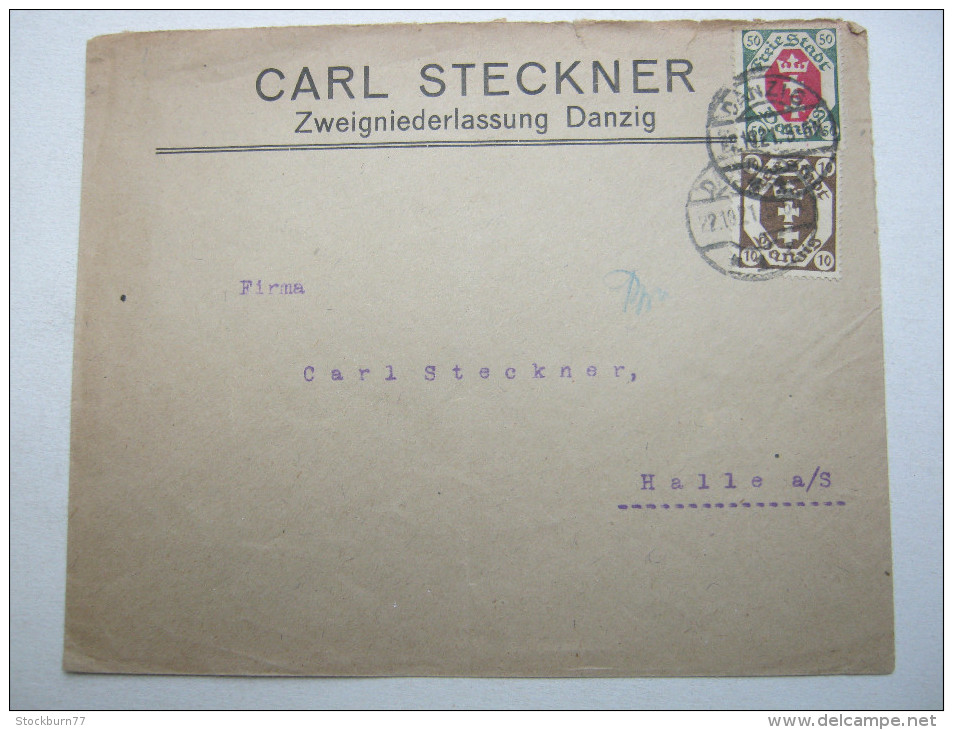 DANZIG ,  Firmenbrief - Storia Postale