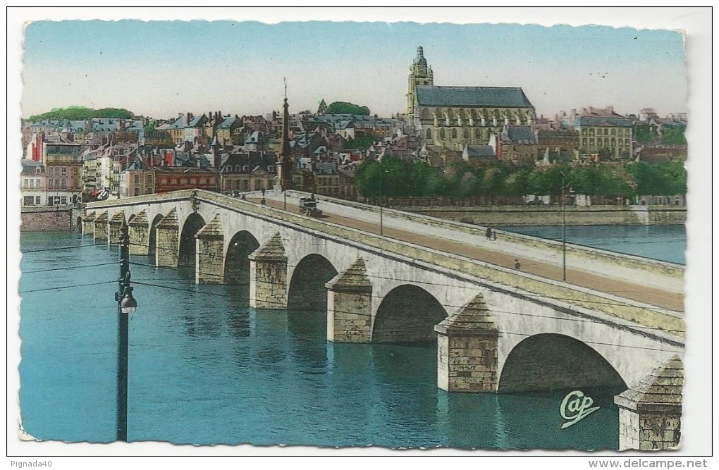 CP, 41, BLOIS, Le Pont Et La Cathédrale, Vierge - Blois