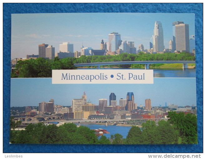 Minneapolis (top), Saint Paul (bottom) - Minneapolis