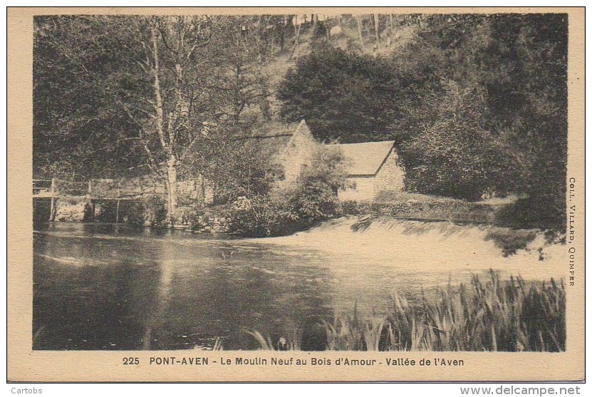 29 PONT-AVEN  Le Moulin Neuf Au Bois D'Amour  - Vallée De L'Aven - Pont Aven