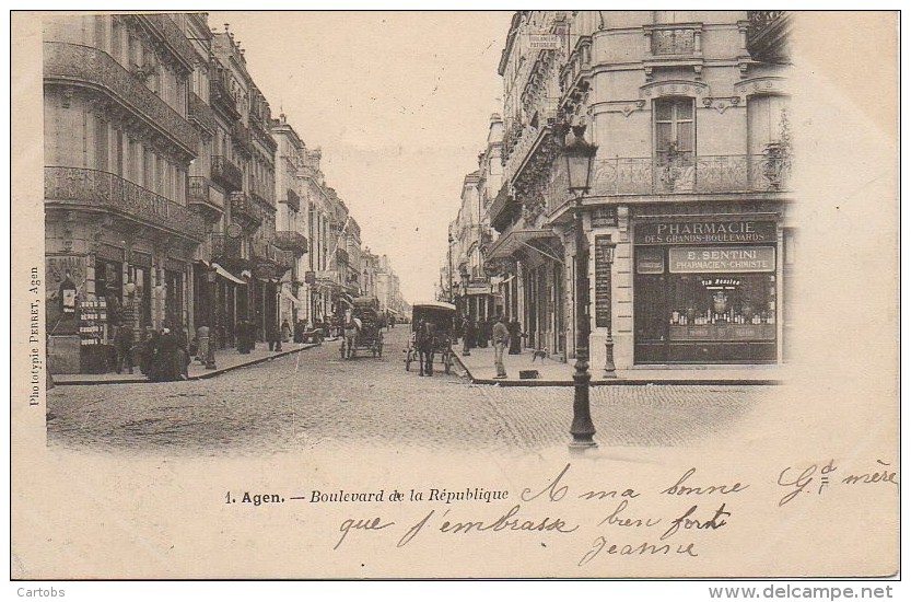 65 AGEN  Boulevard De La République - Agen