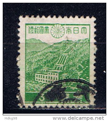 J+ Japan 1937 Mi 256 Wasserkraftwerk - Gebraucht