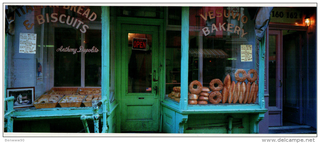 New York Panoramic Postcard, Vesuvio Bakery, Greenwich Village - Mehransichten, Panoramakarten