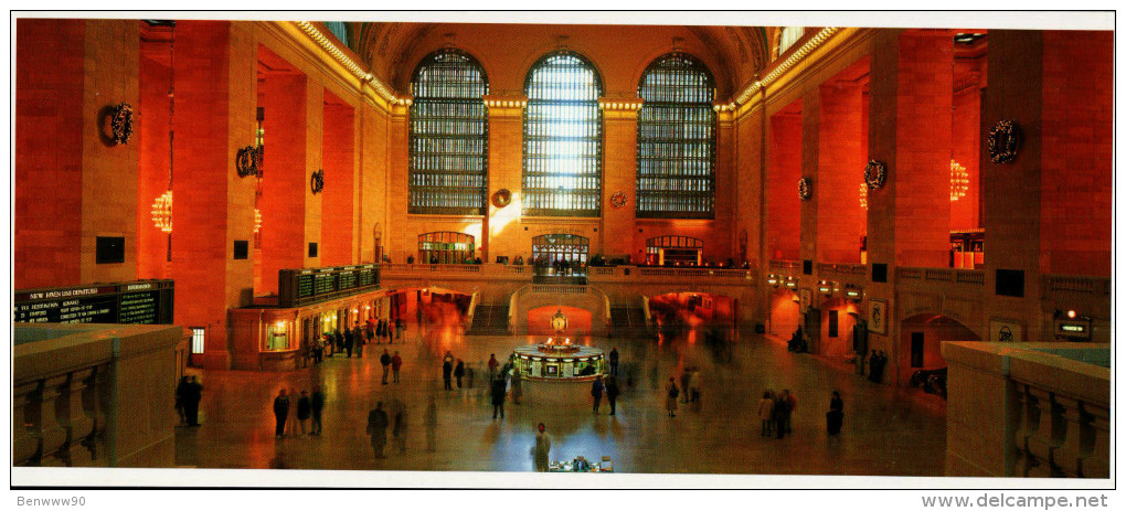 New York Panoramic Postcard, Grand Central Interior - Multi-vues, Vues Panoramiques