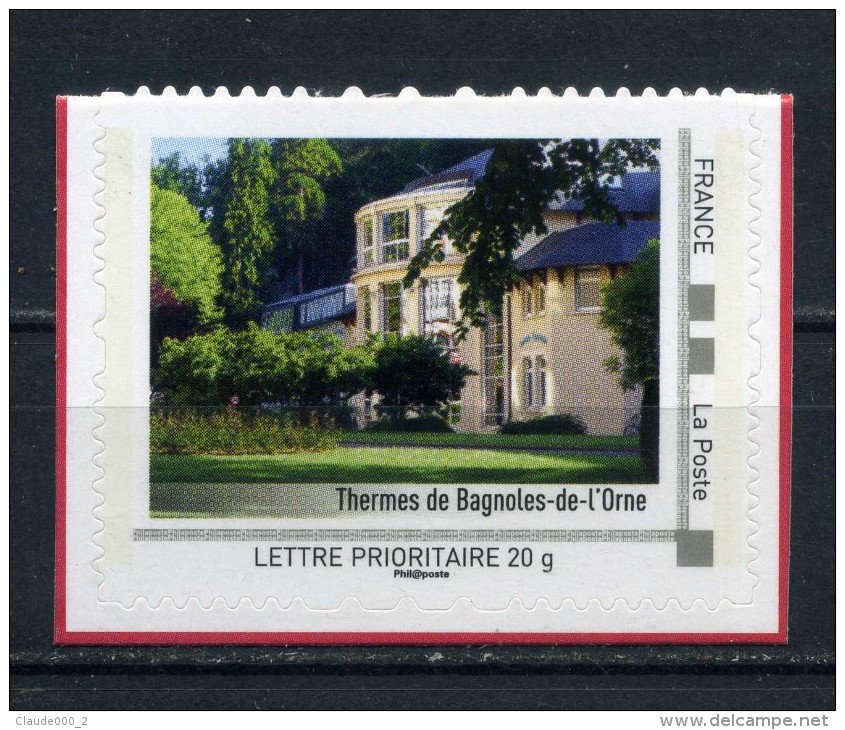 Les Thermes De Bagnoles De L'Orne Adhésif Neuf ** . Collector Basse Normandie 2011 - Collectors
