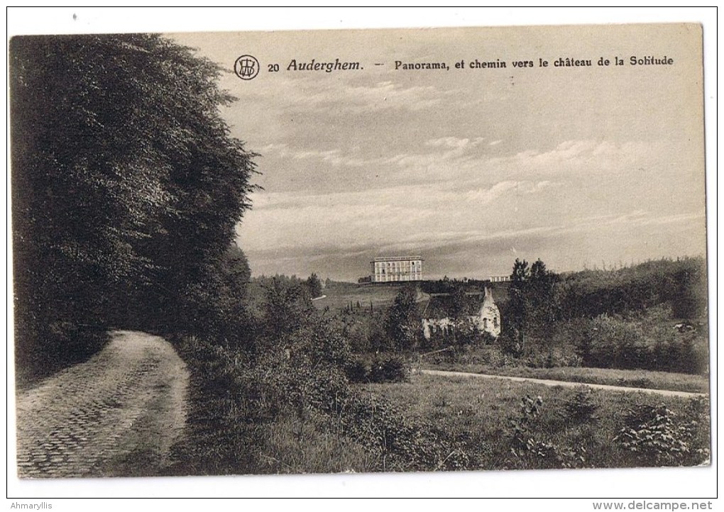 Auderghem Ouderghem Anderghem Panorama Chemin Chateau Solitude (20) Paysage 1922 - Auderghem - Oudergem