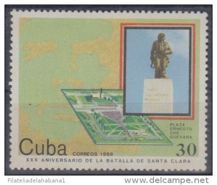 1988.14- * CUBA 1988. MNH. 30 ANIV. BATALLA DE SANTA CLARA. ERNESTO CHE GUEVARA. - Neufs