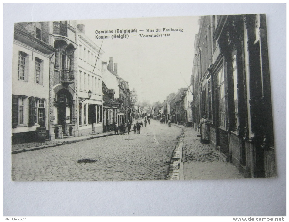 COMINES KOMEN WAASTEN     ,Carte  Militaire   , 2 Scans - Comines-Warneton - Komen-Waasten