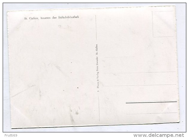 SWITZERLAND  - AK 215167 St. Gallen - Inneres Der Stiftsbibliothek - St. Gallen