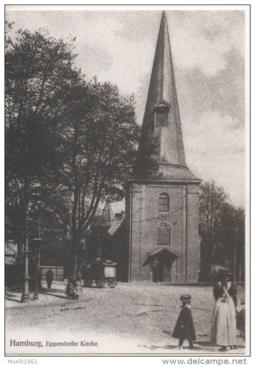 Nr.  1930, AK  Hamburg, Repro,  Eppendorfer Kirche - Eppendorf