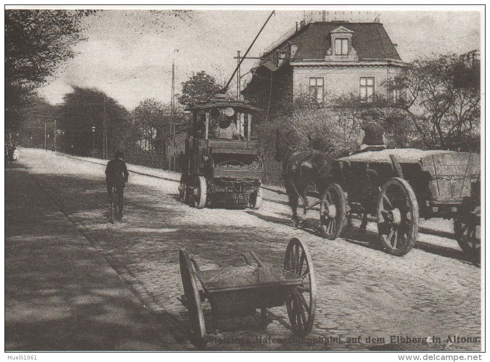 Nr.  1933, AK  Hamburg, Repro,  Altona,  Elektr. Schleppbahn - Altona