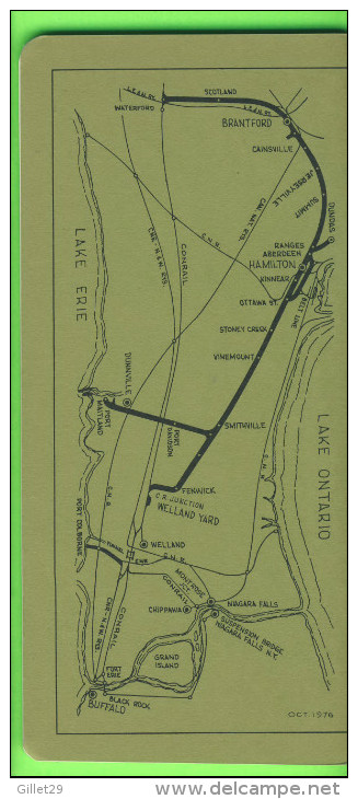 HORAIRES, TIME TABLES - THE TORONTO HAMILTON & BUFFALO RY. C. No 103, OCTOBER 1984 - 72 PAGES - - Monde