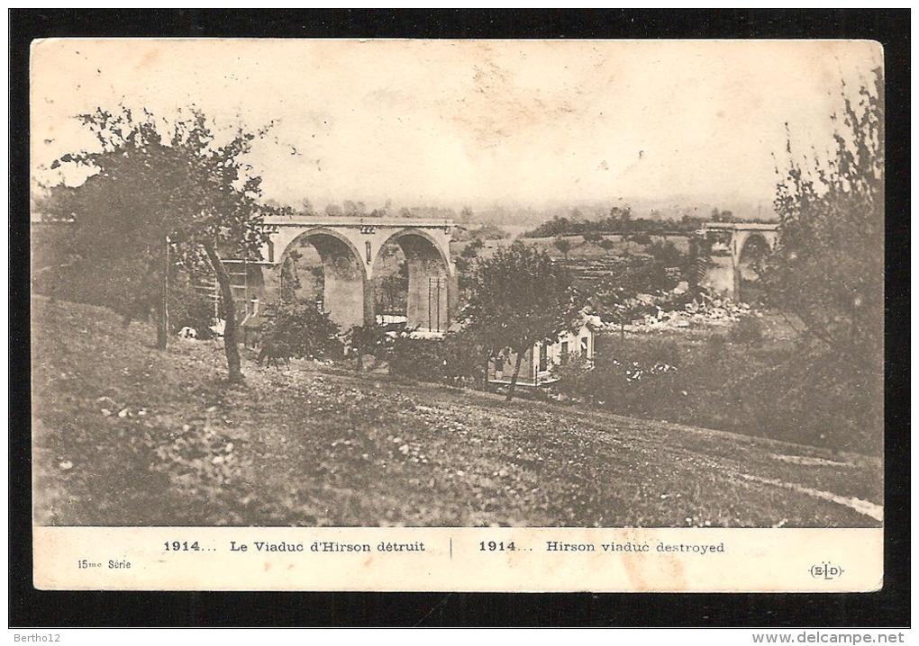 Hirson  Le Viaduc Détruit - War 1914-18