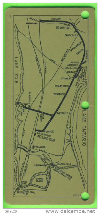 HORAIRES, TIME TABLES - THE TORONTO HAMILTON & BUFFALO RY. C. No 98, OCTOBER 1978 - 72 PAGES - - Wereld