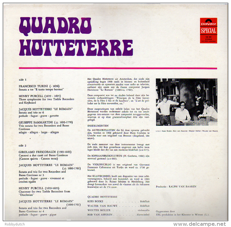 * LP *  QUADRO HOTTETERRE - SAME (Holland 1978 EX-!!!) - Klassiekers