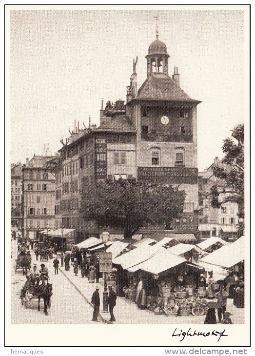 Thematiques Suisse Genéve Editions Lightmotif Photographie De Charnaux Fréres La Tour De L'ile Vers 1890 - Genève