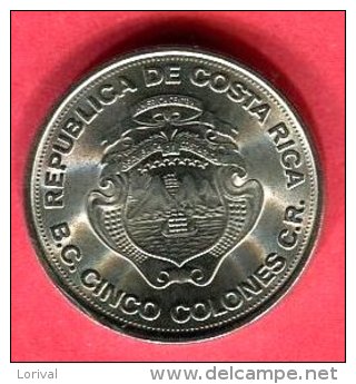 5 COLONES (KM 203)  TTB+  5 - Costa Rica