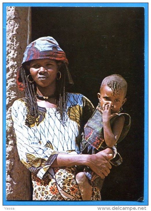 TCHAD - Mère Et Enfant - Photo JP  Babey , Sion - Unused- - Tchad