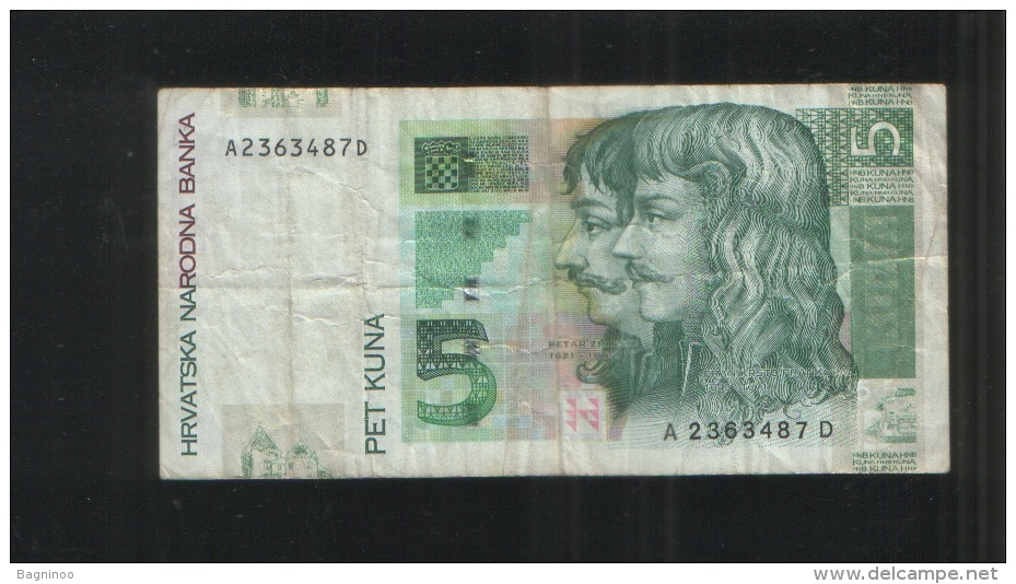 CROATIA 5 Kuna 2001 - Croatia