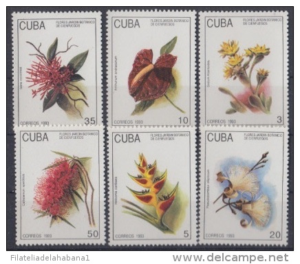 1993.20- * CUBA 1993. MNH. JARDIN BOTANICO DE CIENFUEGOS. BOTANICAL GARDEN. FLOWER. FLORES. - Unused Stamps