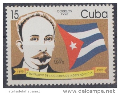 1995.38- * CUBA 1995. MNH. CENTENARIO DE LA GUERRA DE INDEPENDENCIA. JOSE MARTI. - Unused Stamps