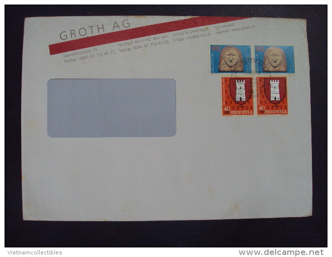 Switzerland Cover With Some Stamps - Storia Postale